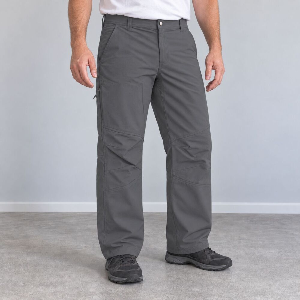 Columbia Hiking Pants Mens 38x30 Charcoal Gray Omni Shield Stretch Nylon 38W